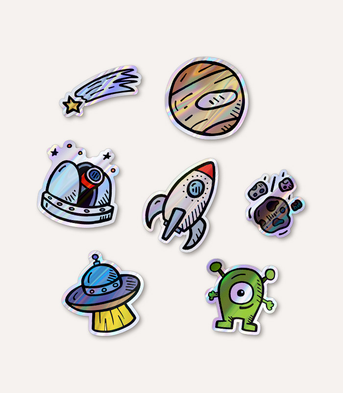 Holographic Stickers